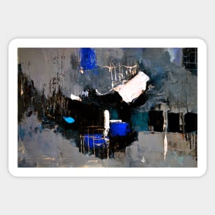 Abstract blue Sticker